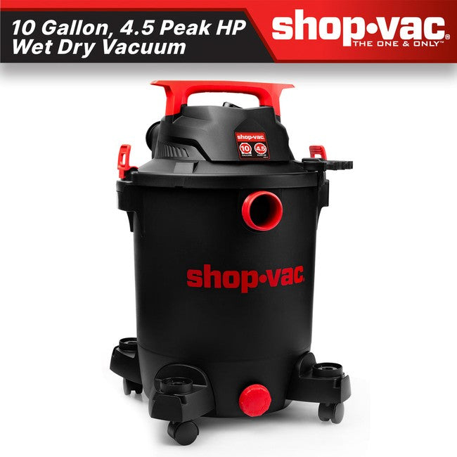 Shop-Vac 5430115 10 Gallon 4.5 Peak HP Wet/Dry Vacuum