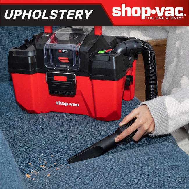 Shop-Vac 5430122 20V 2.5 Gallon Cordless Wet/Dry Vacuum