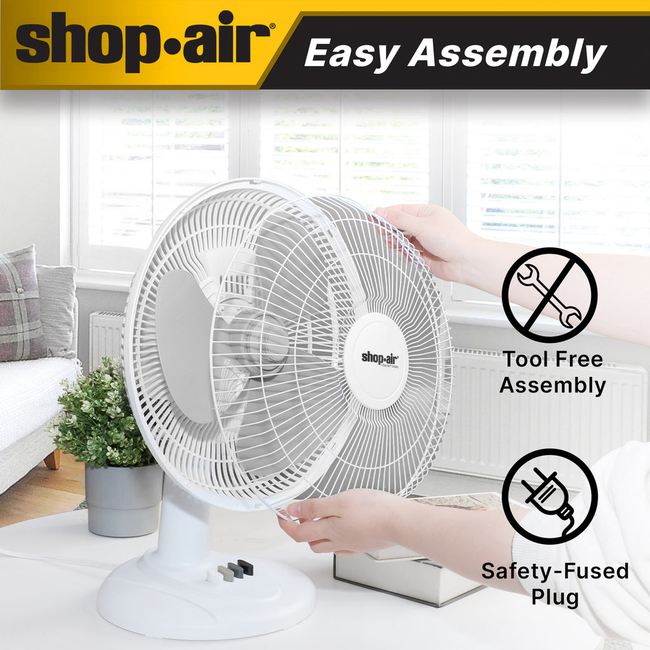 Shop-Vac 5430168 Shop-Air® 16" Oscillating Table Fan