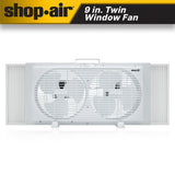 Shop-Vac 5430169 Shop-Air® 9" Twin Window Fan