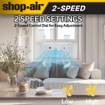 Shop-Vac 5430169 Shop-Air® 9" Twin Window Fan