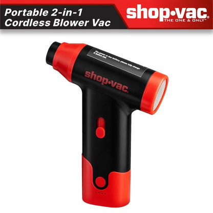 Shop-Vac 5430230 Portable 2-in-1 Cordless Blower/Vacuum