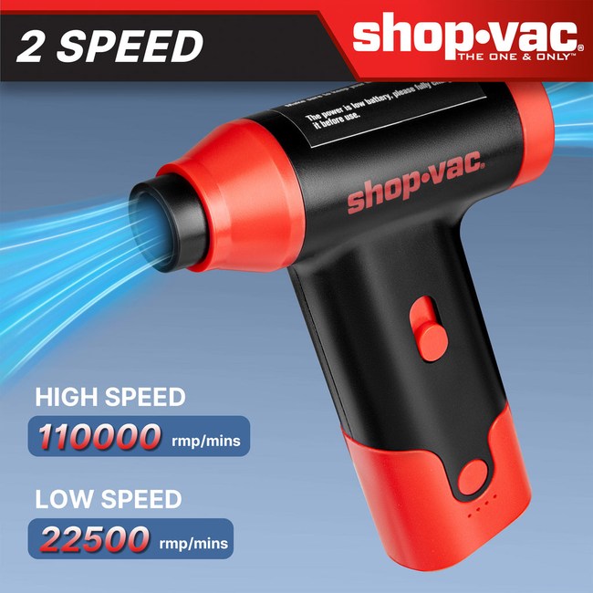 Shop-Vac 5430230 Portable 2-in-1 Cordless Blower/Vacuum