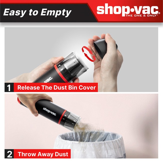Shop-Vac 5430231 2-in-1 Cordless Car Vacuum