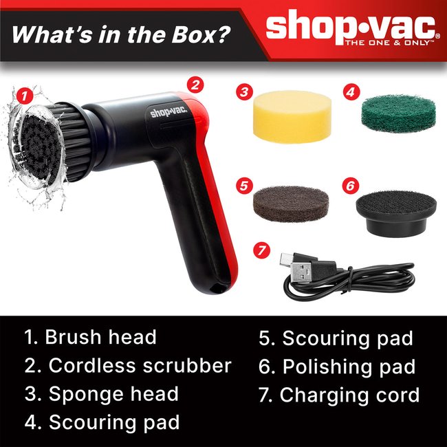 Shop-Vac 5430232 Cordless Spin Scrubber