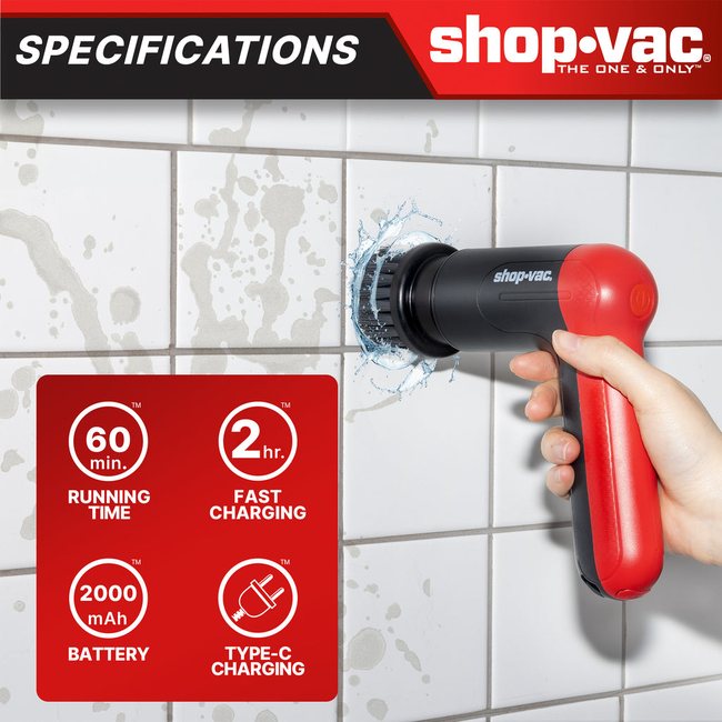 Shop-Vac 5430232 Cordless Spin Scrubber
