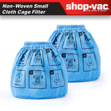 Shop-Vac 5430239 Non-Woven Small Cloth Cage Filter (2 Pack)