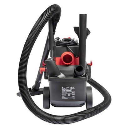 Shop-Vac 5830411 The Shop-Vac® 4 Gallon* 5.5 Peak HP** Wet/Dry Vacuum features the SVX2 Motor Technology