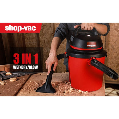 Shop-Vac 5890489 4 Gallon 4.0 Peak HP Wet/Dry Vac