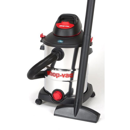 Shop-Vac 5981338 12 Gallon* 5.5 Peak HP** Stainless Steel Wet/Dry Vacuum with SVX2 Motor Technology