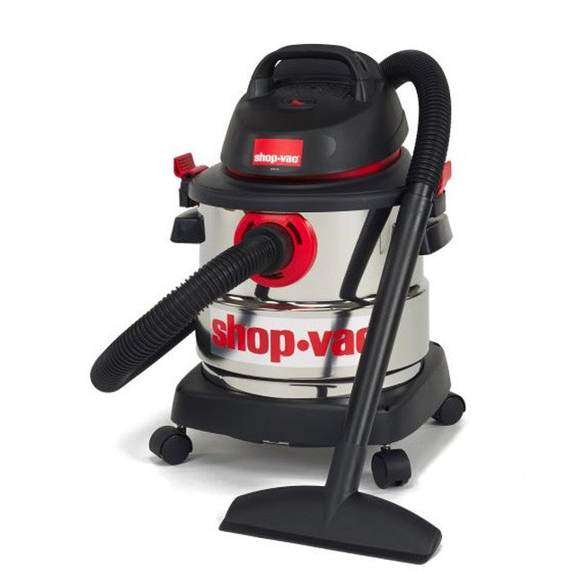 Shop-Vac 5989305 5 Gallon 4.5 Peak HP Stainless Steel Wet/Dry Vacuum