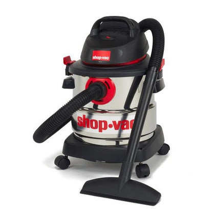 Shop-Vac 5989305 5 Gallon 4.5 Peak HP Stainless Steel Wet/Dry Vacuum