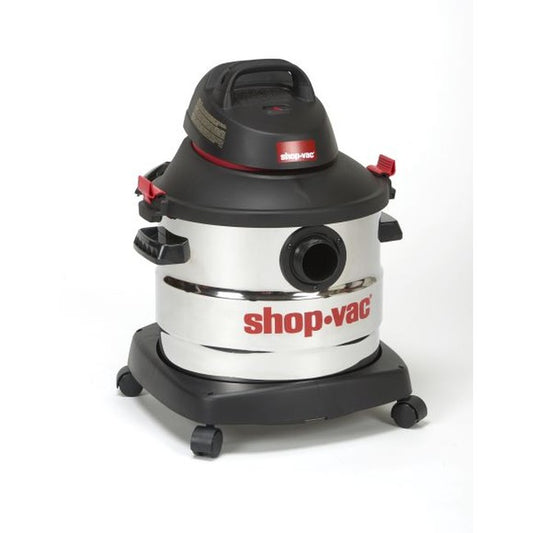Shop-Vac 5989405 8 Gallon 6.0 Peak HP Stainless Steel Wet/Dry Vacuum
