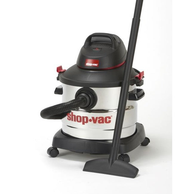Shop-Vac 5989405 8 Gallon 6.0 Peak HP Stainless Steel Wet/Dry Vacuum