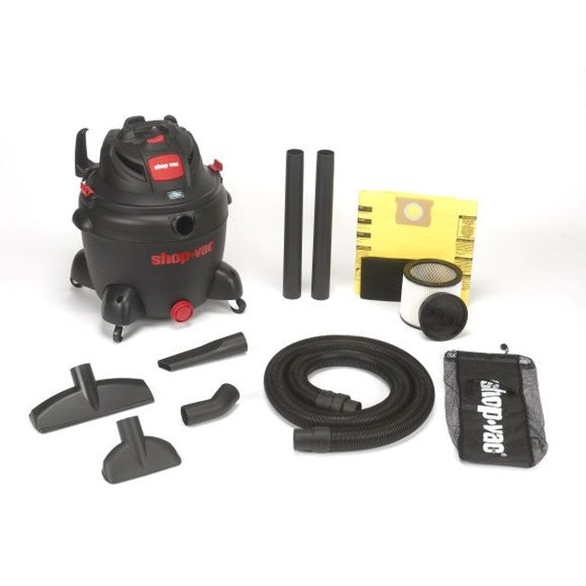 Shop-Vac 8252605 16 Gallon 6.5 Peak HP Wet/Dry Utility Vacuum with SVX2 Motor Technology