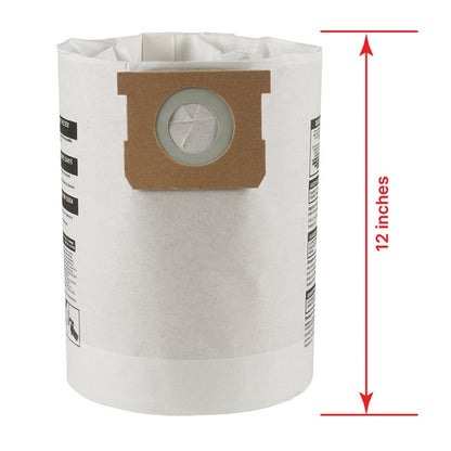 Shop-Vac 9066266 10-14 Gallon Disposable Filter Bags (5 pack)
