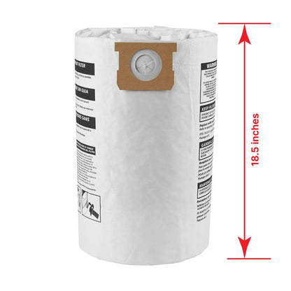 Shop-Vac 9066366 15-22 Gallon Disposable Filter Bags (5 pack)