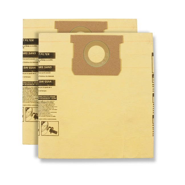 Shop-Vac 9067133 Type H - Shop-Vac® 5-8 Gallon* High Efficiency Disposable Filter Bags (2 Pack)