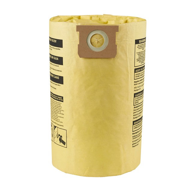 Shop-Vac 9067333 Type J - Shop-Vac® 15-22 Gallon* High Efficiency Disposable Filter Bags (2 Pack)