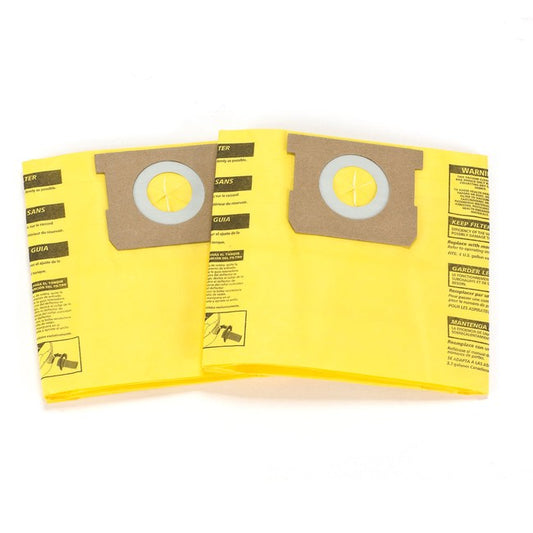 Shop-Vac 9196433 Type D - Shop-Vac® 4 Gallon* High Efficiency Disposable Filter Bags (2 Pack) for All Around Plus® and FloorMaster® (model E87) Vacs