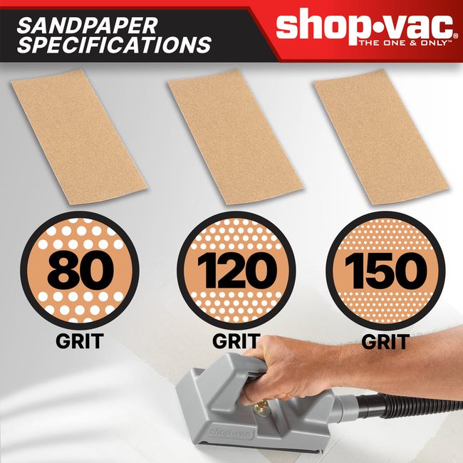 Shop-Vac 9198033 Dustless Hand Sander