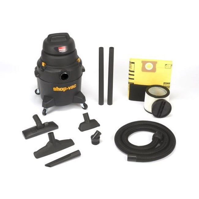 Shop-Vac 9258006 8 Gallon* 6.0 Peak HP** Industrial Wet/Dry Vacuum