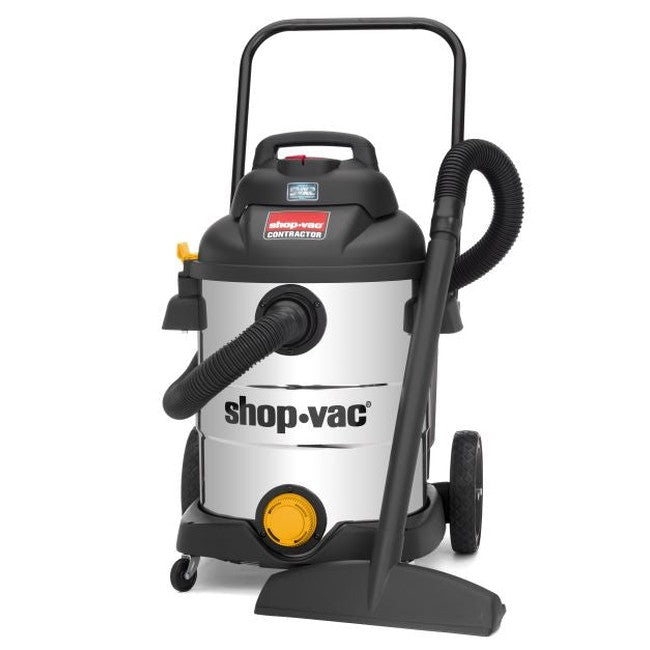 Shop-Vac 9627706 12 Gallon* 6.5 Peak HP** Contractor Series Stainless Steel Wet/Dry Vacuum with SVX2 Motor Technology