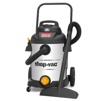 Shop-Vac 9627706 12 Gallon* 6.5 Peak HP** Contractor Series Stainless Steel Wet/Dry Vacuum with SVX2 Motor Technology