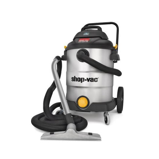 Shop-Vac 9627806 16 Gallon* 6.5 Peak HP** Stainless Steel Contractor Series Wet/Dry Vacuum with SVX2 Motor Technology