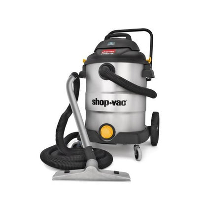 Shop-Vac 9627806 16 Gallon* 6.5 Peak HP** Stainless Steel Contractor Series Wet/Dry Vacuum with SVX2 Motor Technology