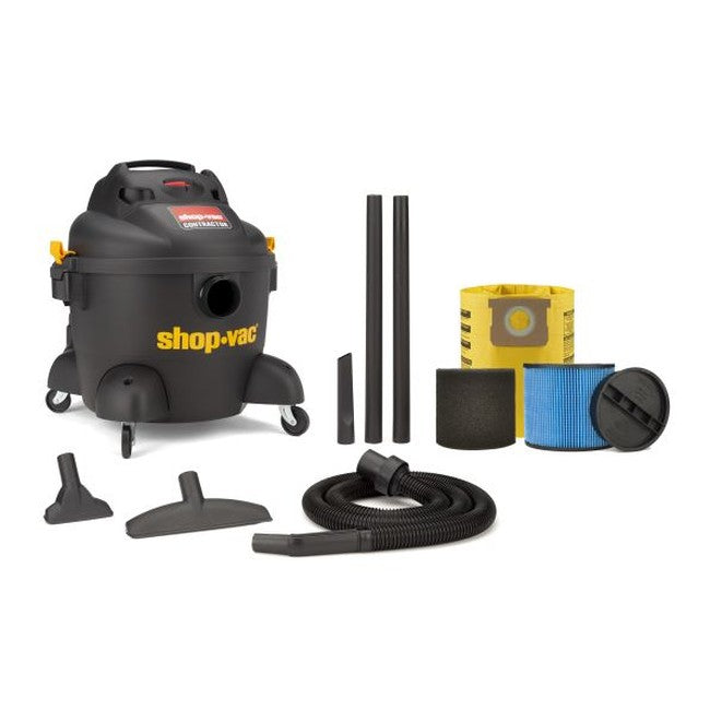 Shop-Vac 9653606 6 Gallon* 3.5 Peak HP** Contractor Series Wet/Dry Vacuum