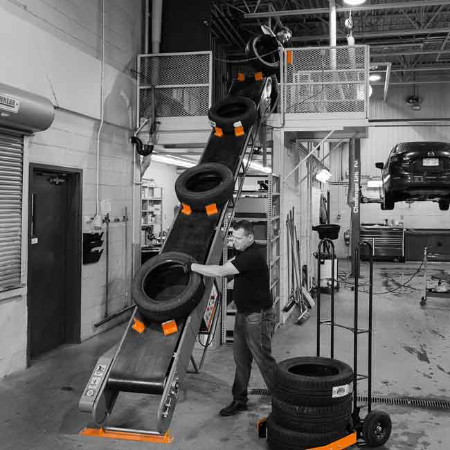 MARTINS TC-15 15' Tire conveyor