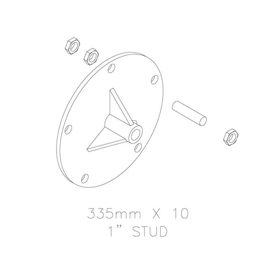 TSI 43.901 - Budd Unimount Adapter for Siper
