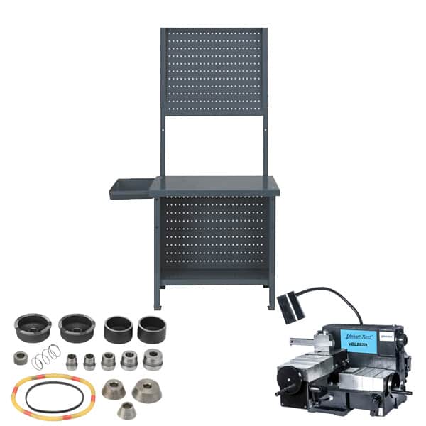 Velvet Turn VBL438501 Brake Lathe Bench and Lathe With Adapters All-In-One Combo Kit