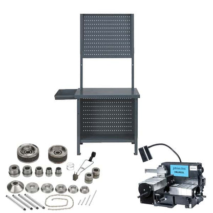 Velvet Turn VBL438501 Brake Lathe Bench and Lathe With Adapters All-In-One Combo Kit