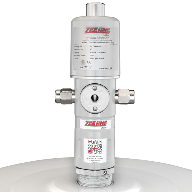 Zeeline by Milton ZE1212 70 1 Grease Pump For 400 lbs. Kegs | Tire Equipment Supply
