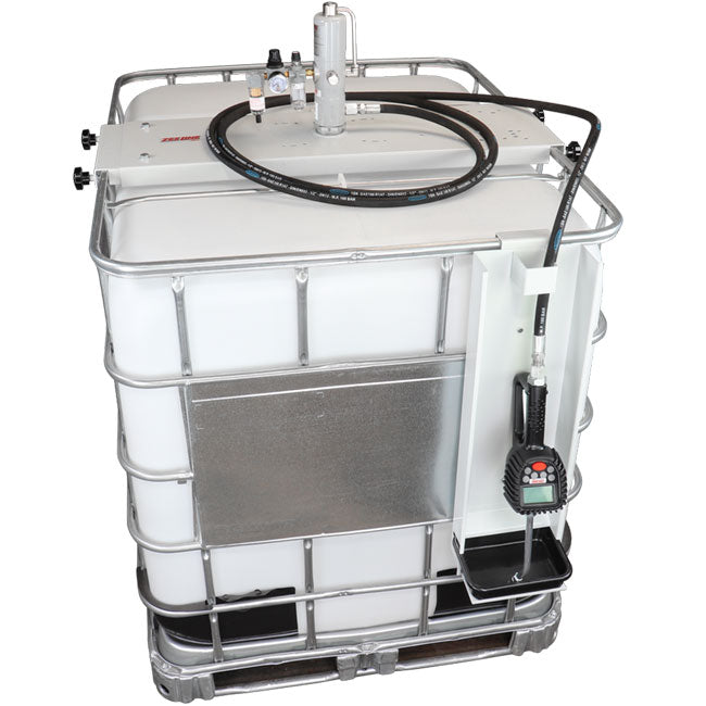 Zeeline ZE1700K IBC 300 3 1 Eco Series Pump Kit IBC with hose and preset meter | Tire Equipment Supply