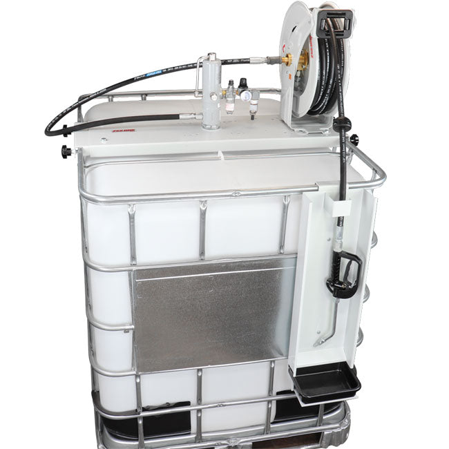Zeeline ZE1700K IBC 400 3 1 Eco Series Pump Kit IBC with reel and control valve | Tire Equipment Supply