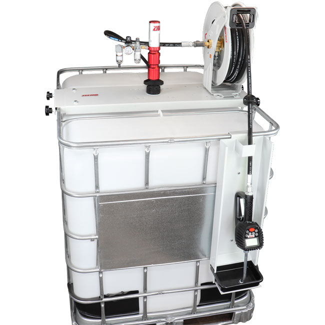 Zeeline ZE1700PK IBC 500 3 1 Premium Series Pump Kit IBC with reel and preset meter | Tire Equipment Supply