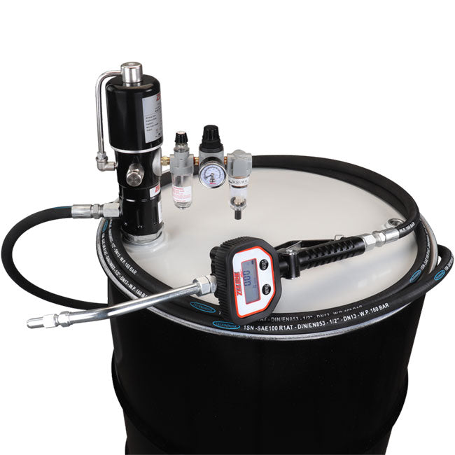Zeeline ZE1730K 16 200 5 1 Eco Series Pump Kit 55 Gal with hose and meter | Tire Equipment Supply