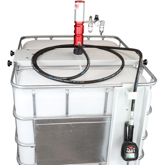 Zeeline ZE1730PK IBC 300 5 1 Premium Series Pump Kit IBC with hose and preset meter | Tire Equipment Supply