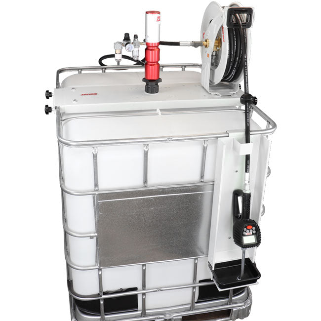 Zeeline ZE1730PK IBC 500 5 1 Premium Series Pump Kit IBC with reel and preset meter | Tire Equipment Supply