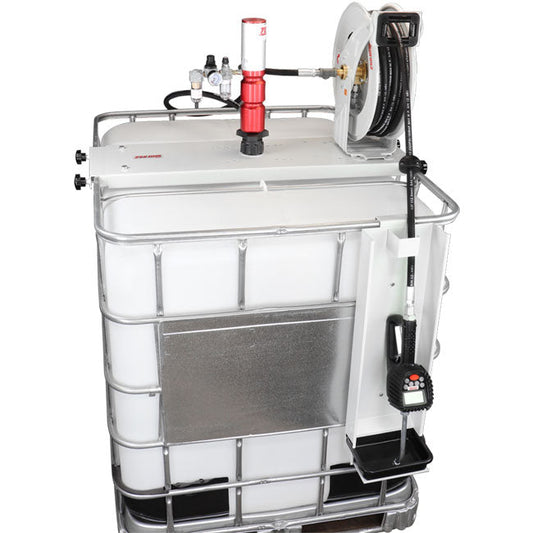 Zeeline ZE1730PK IBC 500 5 1 Premium Series Pump Kit IBC with reel and preset meter | Tire Equipment Supply