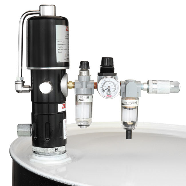 Zeeline ZE1731K 5 1 Pneumatic Stub Style High Flow Rate Piston Pump with FRL Double Action | Tire Equipment Supply