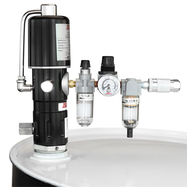 Zeeline ZE1746K 5 1 Pneumatic Piston Pump for 55 Gallon Drums with FRL | Tire Equipment Supply