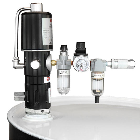 Zeeline ZE1746K 5 1 Pneumatic Piston Pump for 55 Gallon Drums with FRL | Tire Equipment Supply
