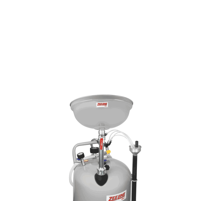 Zeeline ZE21CM 21 Gallon Professional Combination Oil Drain and Fluid Evacuator | Tire Equipment Supply