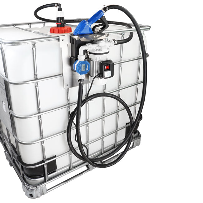 Zeeline ZE9115 IBC1 DEF Electric Pump Kit with Stainless Steel Auto Shut Off Nozzle and Meter | Tire Equipment Supply