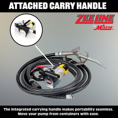 Zeeline ZE924 Portable 12 Volt Electric Diesel Pump Kit 12 GPM | Tire Equipment Supply