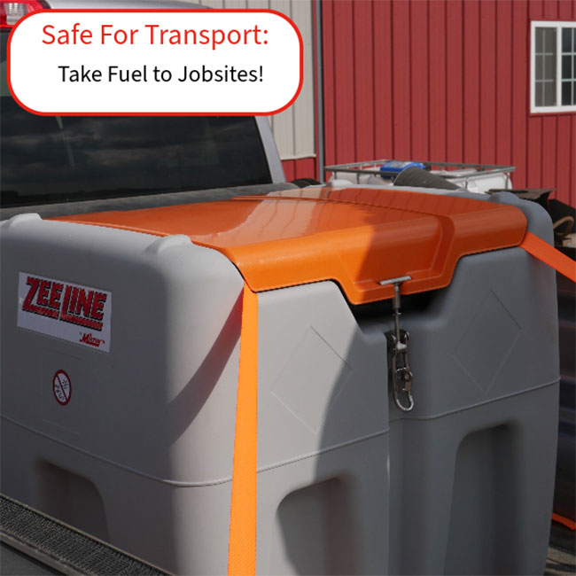 Zeeline ZEFS 116 116 Gallon Portable Diesel Fueling Station | Tire Equipment Supply